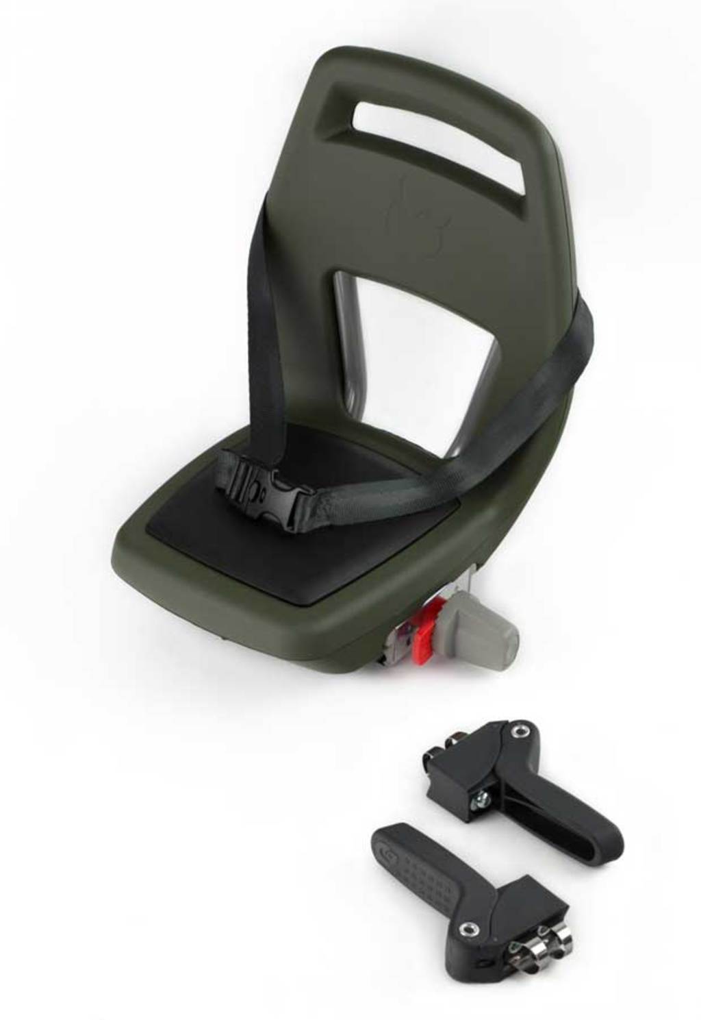 Achterzitje Widek Qibbel Junior - Dragerbevestiging Zwart/Legergroen Achterzitje Widek Qibbel Junior - Dragerbevestiging Zwart/Legergroen